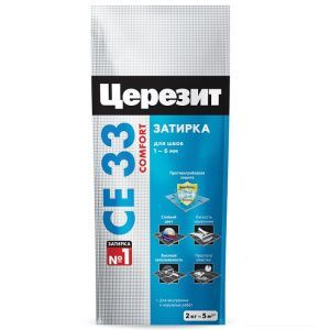 Затирка цементная Церезит CE 33 Comfort цвет белый 2кг